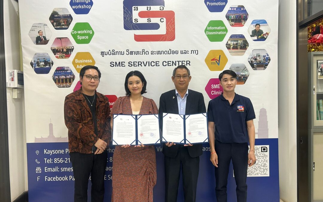 Cooperation MOU signing ceremony between Laos and econox Laos