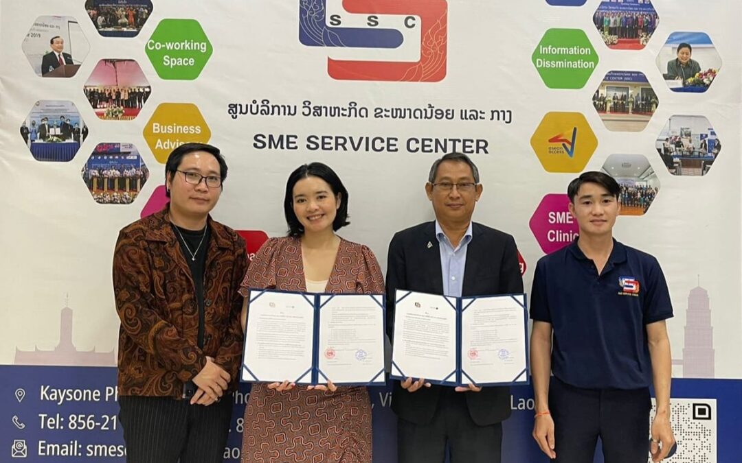 SME Service Center, Lao National Chamber of Commerce and Industry has continued to sign cooperation agreements with Econox laos